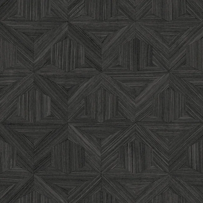 OM3621 | Parquet Black Wallpaper