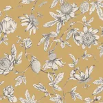 York Wallcoverings Passion Flower Toile Harvest Wallpaper - SKU RT7855