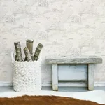 York Wallcoverings Pasture Toile Beige & Grey Wallpaper - SKU FH4033