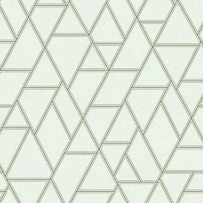 GR5912 | Pathways White & Green Wallpaper