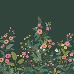 York Wallcoverings Peacock Emerald Wall Mural | Wallpaper Twins York Wallcoverings Peacock Emerald Wall Mural - SKU RP7398M
