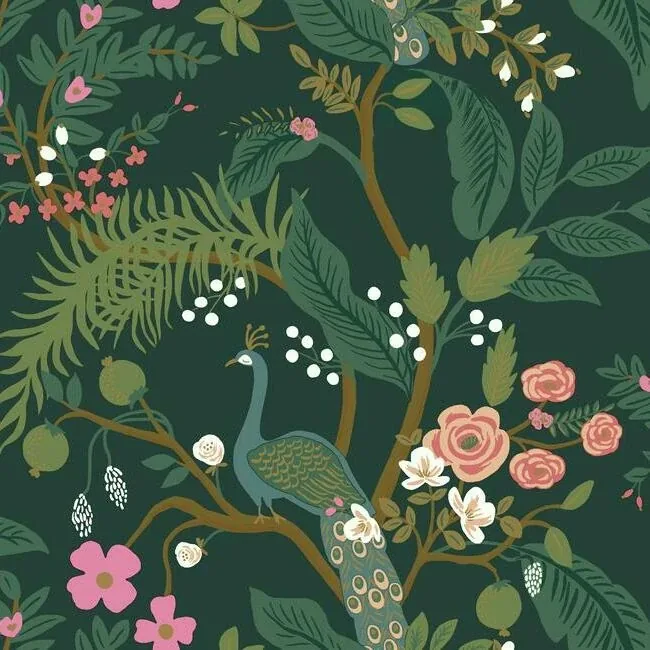 RI5168 | Peacock Emerald Wallpaper