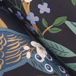 York Wallcoverings Peacock Garden Navy Peel & Stick Wallpaper | Wallpaper Twins York Wallcoverings Peacock Garden Navy Peel & Stick Wallpaper - SKU PSW1536RL