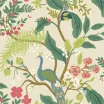 York Wallcoverings Peacock Light Pink Wallpaper - SKU RI5169