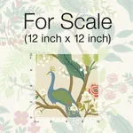 York Wallcoverings Peacock Light Pink Wallpaper - SKU RI5169