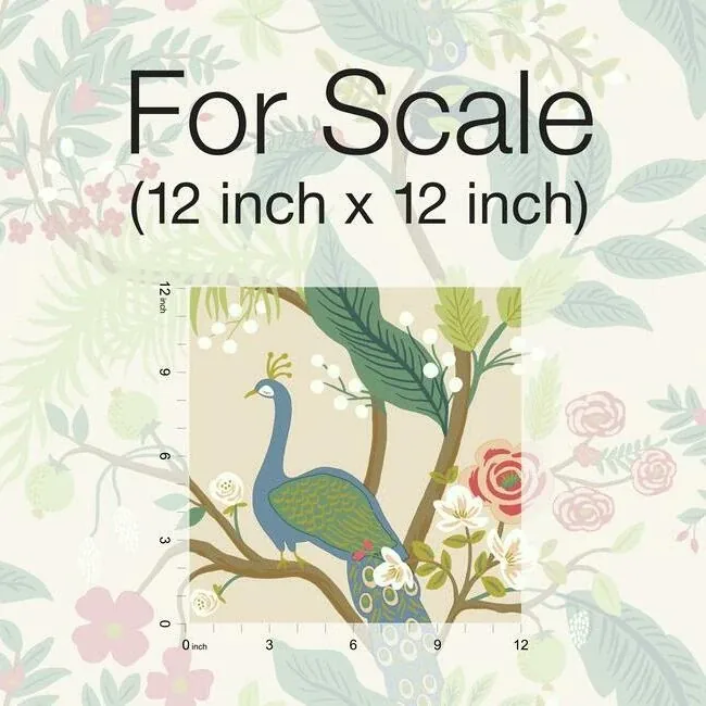York Wallcoverings Peacock Light Pink Wallpaper - SKU RI5169