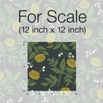 York Wallcoverings Peonies Black & Gold Wallpaper - SKU RI5151
