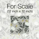 York Wallcoverings Peonies Grey Wallpaper - SKU RI5152