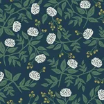 York Wallcoverings Peonies Navy Wallpaper - SKU RI5149