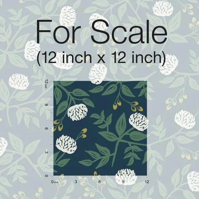 York Wallcoverings Peonies Navy Wallpaper - SKU RI5149