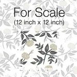 York Wallcoverings Peonies White & Black Wallpaper - SKU RI5150