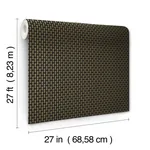 York Wallcoverings Petal Black Wallpaper - SKU RP7363