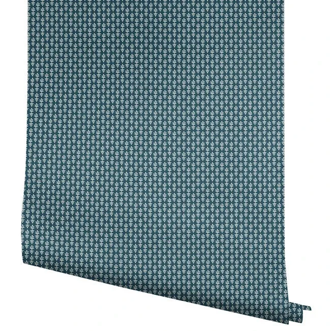York Wallcoverings Petal Blue Wallpaper - SKU RP7366
