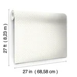 York Wallcoverings Petal Off White Wallpaper - SKU RP7364