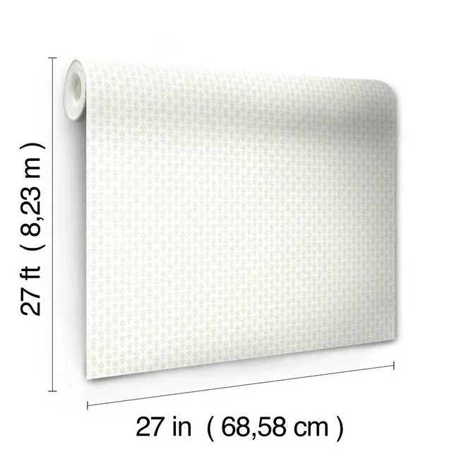 York Wallcoverings Petal Off White Wallpaper - SKU RP7364
