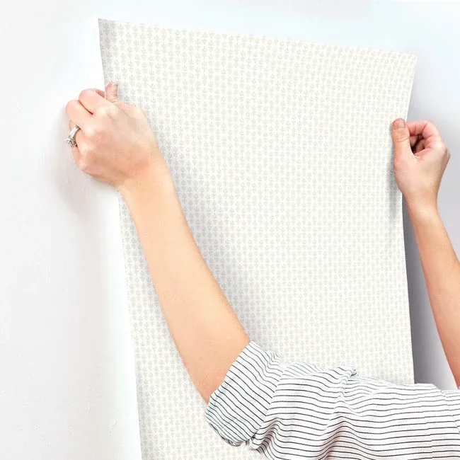 York Wallcoverings Petal Off White Wallpaper - SKU RP7364