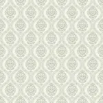 York Wallcoverings Petite Ogee Taupe Wallpaper - SKU DM5027