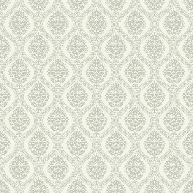 DM5027 | Petite Ogee Taupe Wallpaper