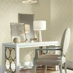 York Wallcoverings Petite Ogee Yellow Wallpaper - SKU DM5029