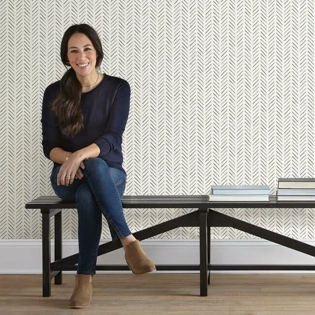 York Wallcoverings Pick-Up Sticks Black Wallpaper | Wallpaper Twins York Wallcoverings Pick-Up Sticks Black Wallpaper - SKU MK1170