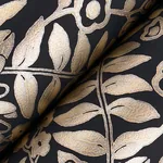York Wallcoverings Pineapple Damask Black Wallpaper | Wallpaper Twins York Wallcoverings Pineapple Damask Black Wallpaper - SKU RF7483
