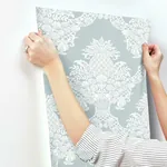 York Wallcoverings Pineapple Plantation Blue Wallpaper - SKU DM4973