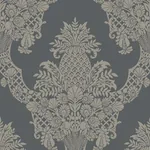 York Wallcoverings Pineapple Plantation Grey Wallpaper - SKU DM4975