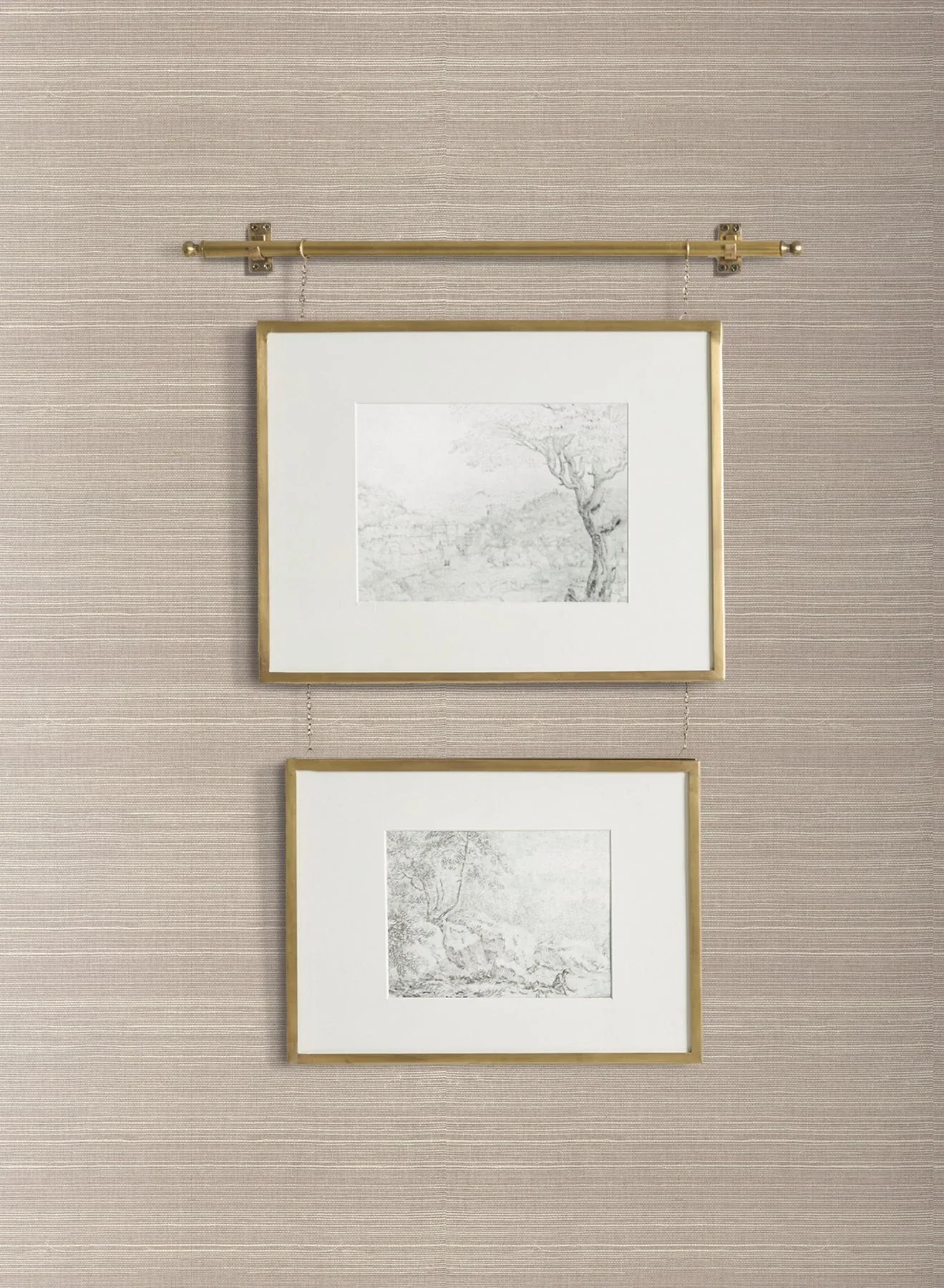 York Wallcoverings Plain Beige Grass Wallpaper - SKU VG4406MH