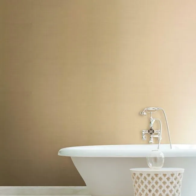 York Wallcoverings Plain Grass Beige Wallpaper - SKU VG4400