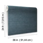 York Wallcoverings Plain Grass Sisal Grasscloth Blue Wallpaper | Wallpaper Twins York Wallcoverings Plain Grass Sisal Grasscloth Blue Wallpaper - SKU VG4405