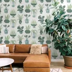 York Wallcoverings Plant Party Green Peel & Stick Wallpaper - SKU PSW1249RL