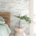 York Wallcoverings Plein Air Beige & Grey Wallpaper - SKU MN1811