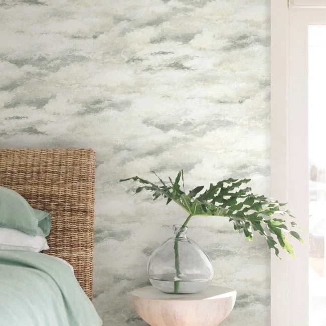 York Wallcoverings Plein Air Tan & Grey Wallpaper - SKU MN1810