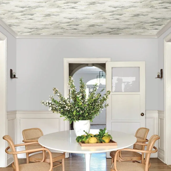 York Wallcoverings Plein Air Tan & Grey Wallpaper - SKU MN1810