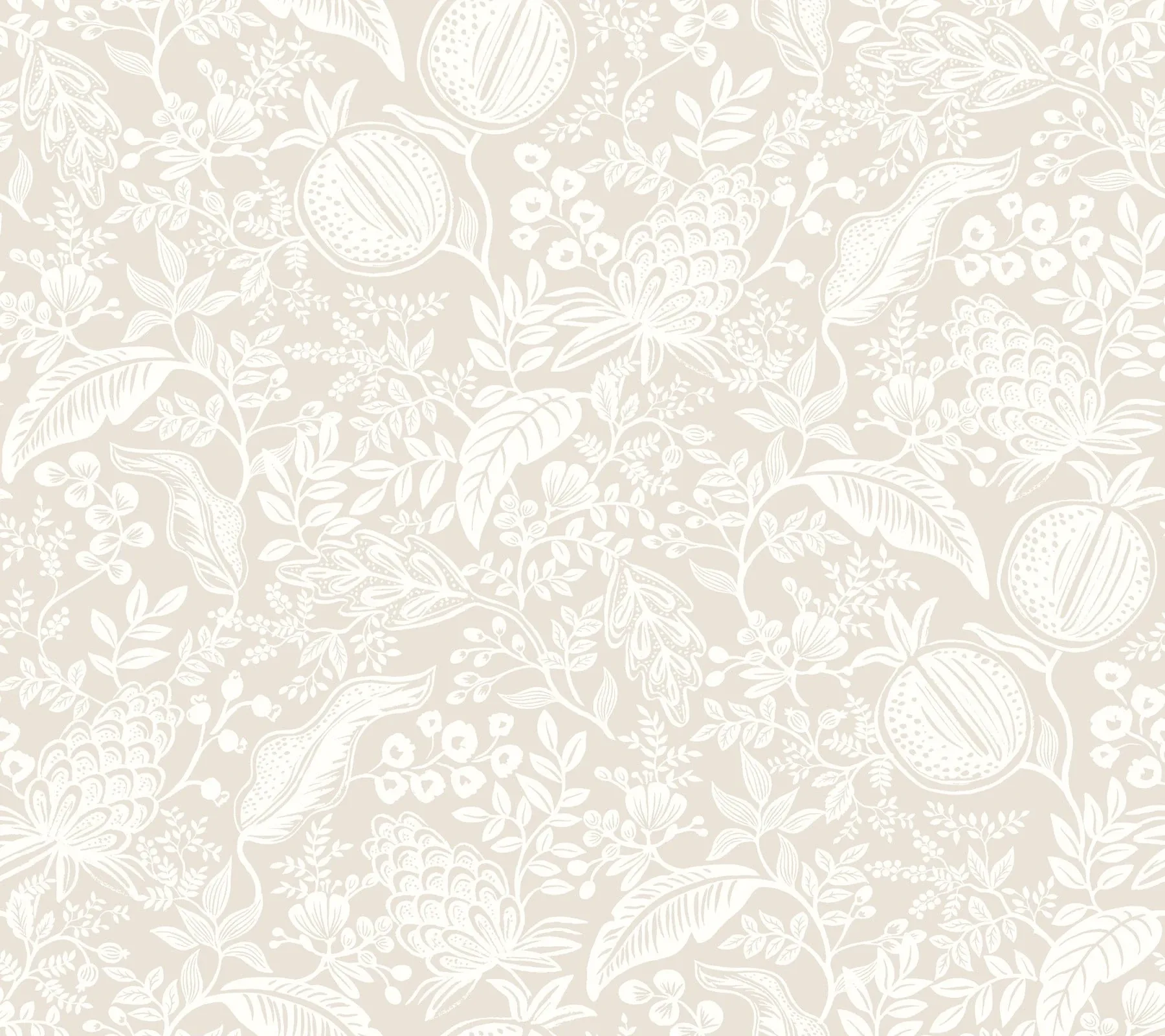 PSW1629RL | Pomegranate Beige & White Peel & Stick Wallpaper