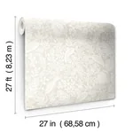 York Wallcoverings Pomegranate Beige Wallpaper - SKU RP7388
