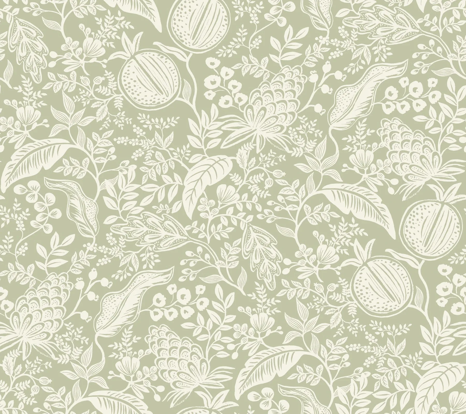 PSW1630RL | Pomegranate Pistachio Peel & Stick Wallpaper