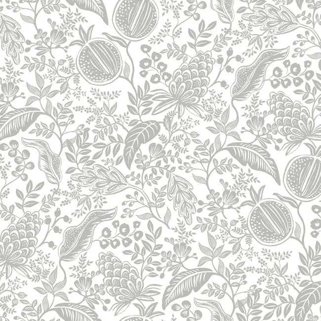 RP7387 | Pomegranate White & Black Wallpaper