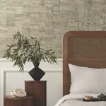 York Wallcoverings Pop The Cork Taupe Wallpaper | Wallpaper Twins York Wallcoverings Pop The Cork Taupe Wallpaper - SKU GN2651