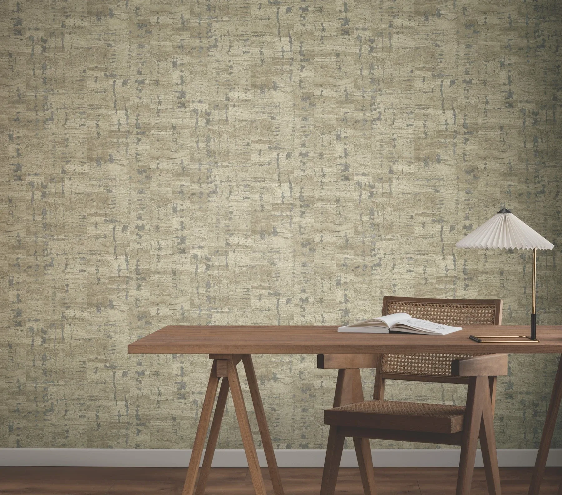 York Wallcoverings Pop The Cork Taupe Wallpaper | Wallpaper Twins York Wallcoverings Pop The Cork Taupe Wallpaper - SKU GN2651