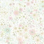 York Wallcoverings Posey Sidewall Pastel Peel & Stick Wallpaper | Wallpaper Twins York Wallcoverings Posey Sidewall Pastel Peel & Stick Wallpaper - SKU PSW1186RL