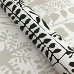 York Wallcoverings Primitive Trees Black & White Wallpaper - SKU BW3862
