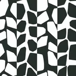 York Wallcoverings Primitive Vines Black & White Wallpaper - SKU BW3893