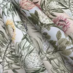 York Wallcoverings Protea Cream & Blue Wallpaper - SKU BL1753