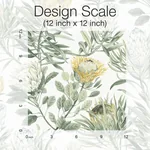York Wallcoverings Protea White & Yellow Wallpaper | Wallpaper Twins York Wallcoverings Protea White & Yellow Wallpaper - SKU BL1754