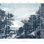 York Wallcoverings Provincial Scenic Navy Wall Mural | Wallpaper Twins York Wallcoverings Provincial Scenic Navy Wall Mural - SKU MU0271M
