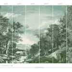 York Wallcoverings Provincial Scenic Teal Wall Mural | Wallpaper Twins York Wallcoverings Provincial Scenic Teal Wall Mural - SKU MU0272M