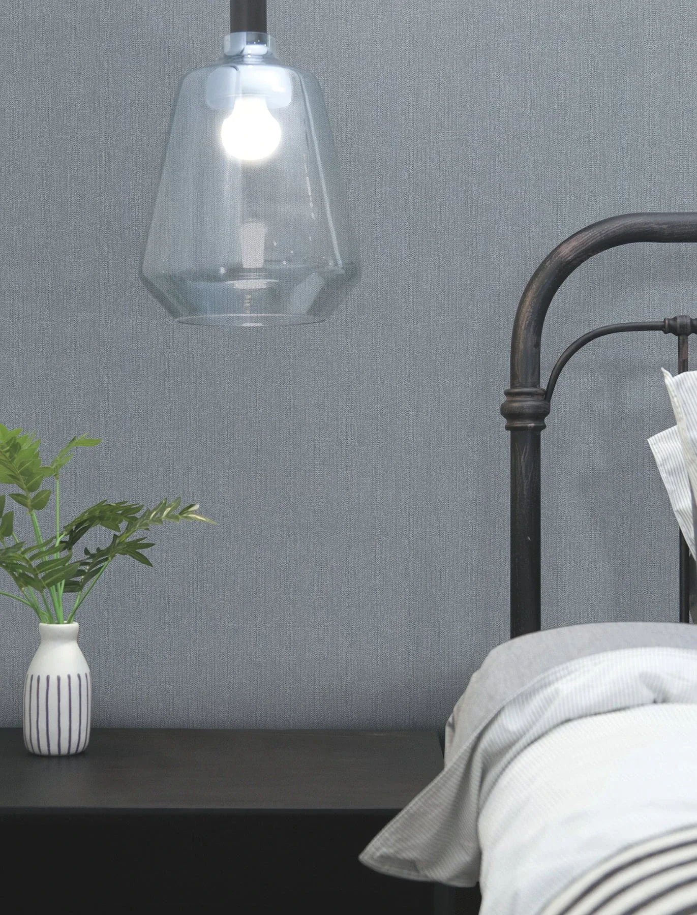 York Wallcoverings Purl One Denim Wallpaper - SKU UD2511N