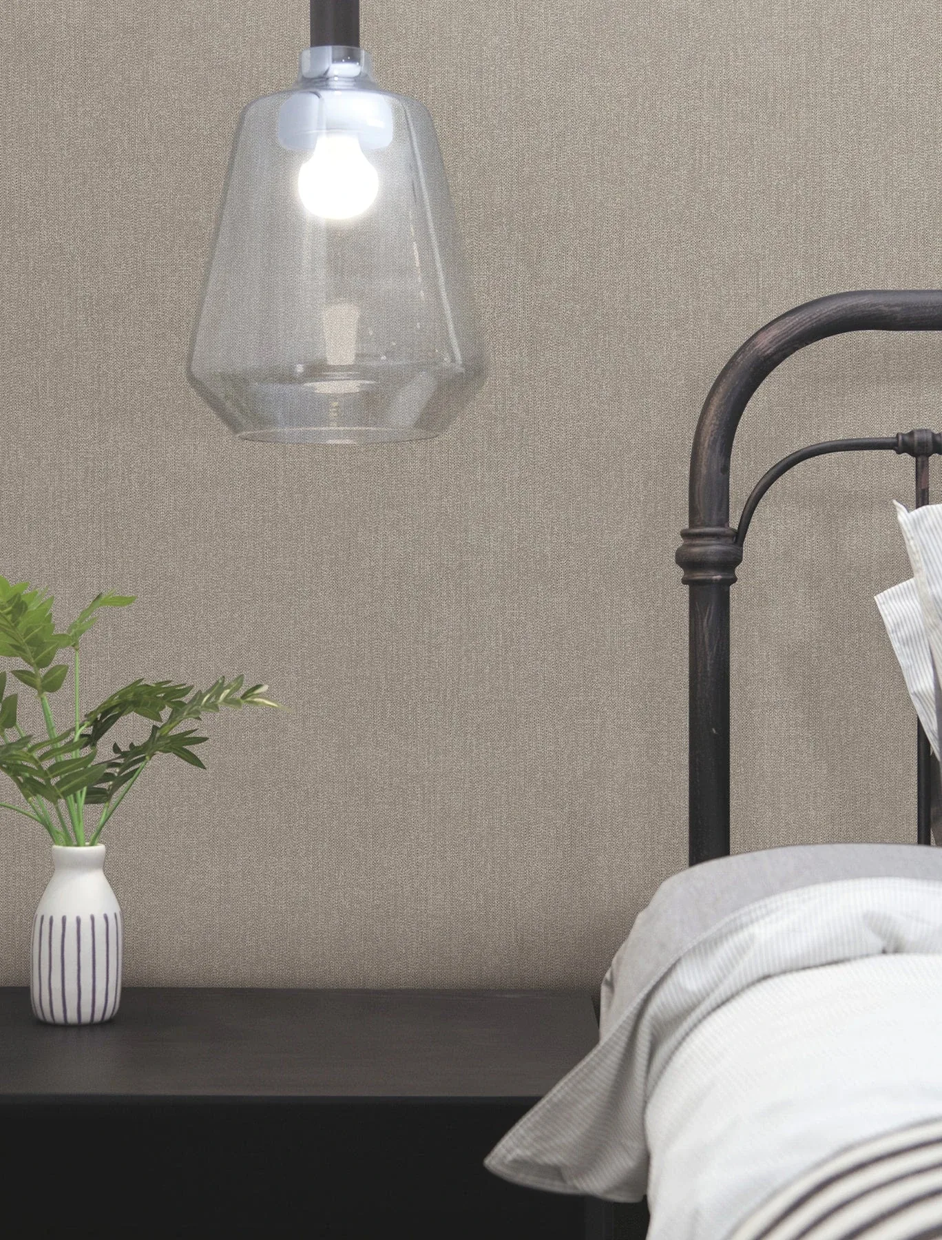 York Wallcoverings Purl One Graphite Wallpaper - SKU UD2510N