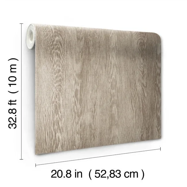 York Wallcoverings Quarter Sawn Wood Brown Wallpaper | Wallpaper Twins York Wallcoverings Quarter Sawn Wood Brown Wallpaper - SKU FH4054
